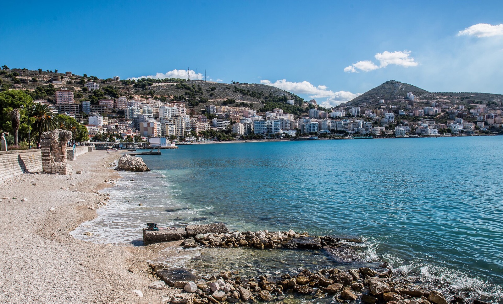Saranda deniz manzarası